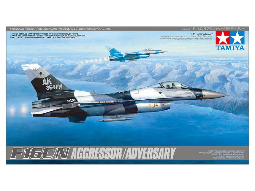 Tamiya 1/48 F-16C/N Fighting Falcon 61106